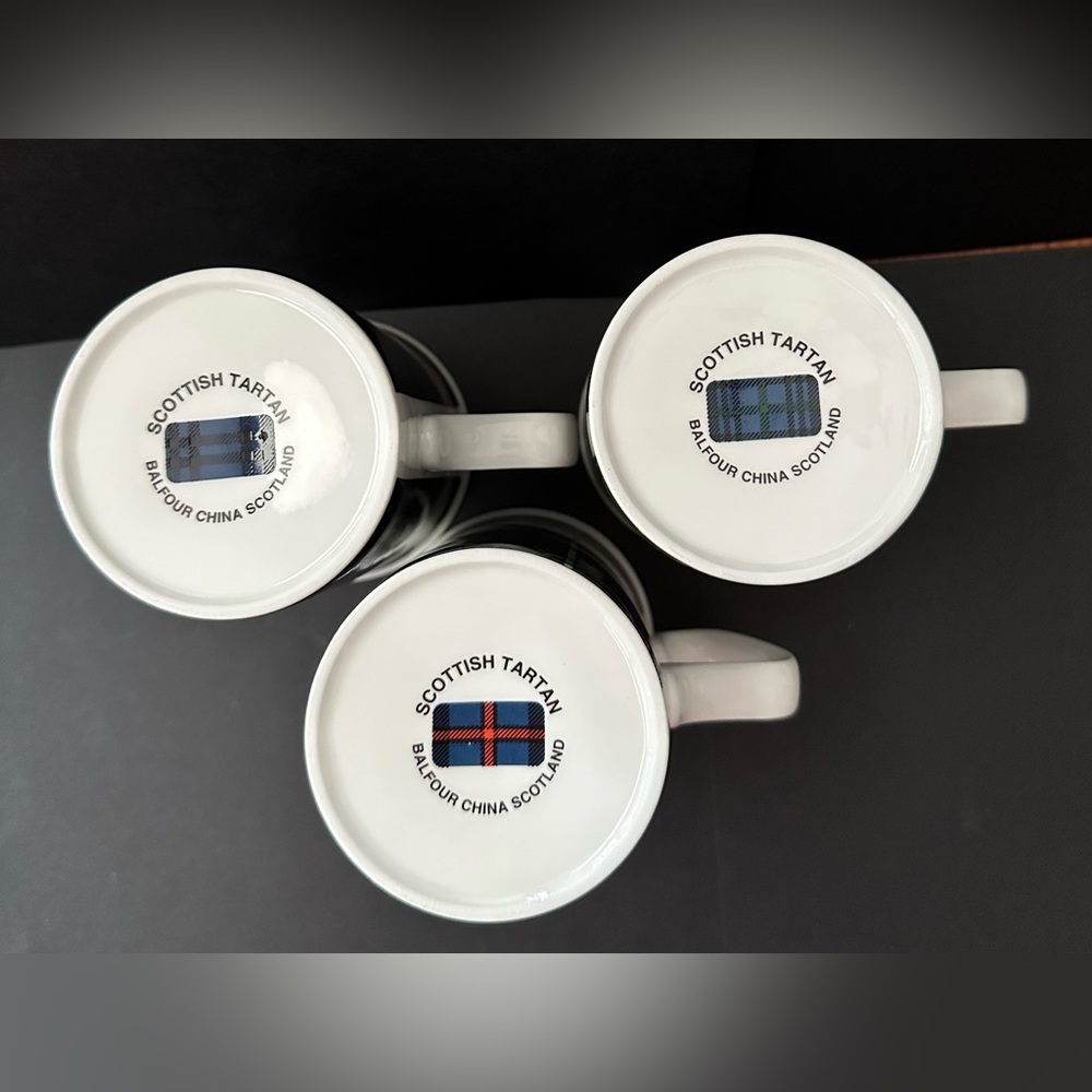 Scottish Tarten Coffee Mugs - Picture 3 of 6